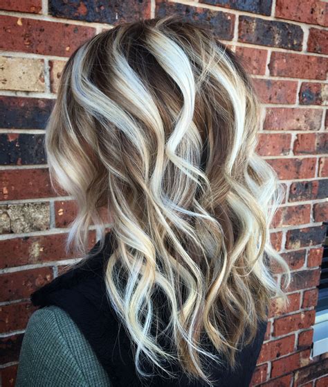 blonde with brown lowlights long hair|lowlights on platinum blonde hair.